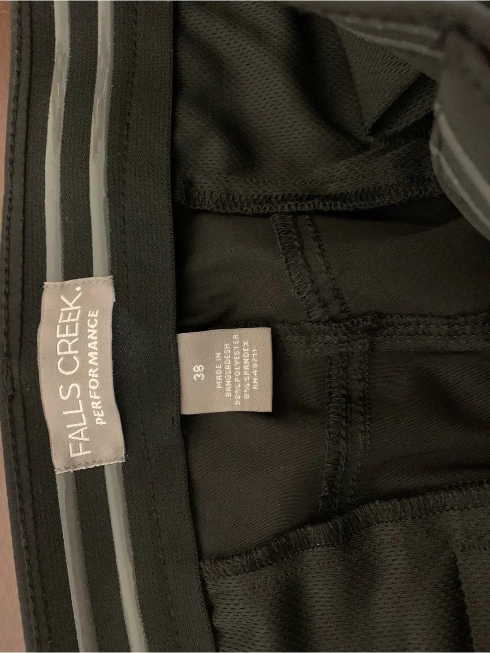Falls Creek size 38x31 NWT’s tech jogger; see pic for thread fray